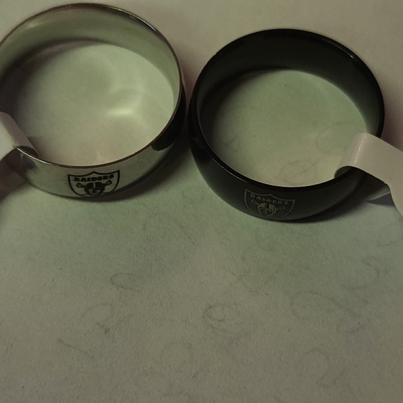 Raiders Football Team Ring Silver 10 not 13.  Other Sizes and colors available - Picture 3 of 3